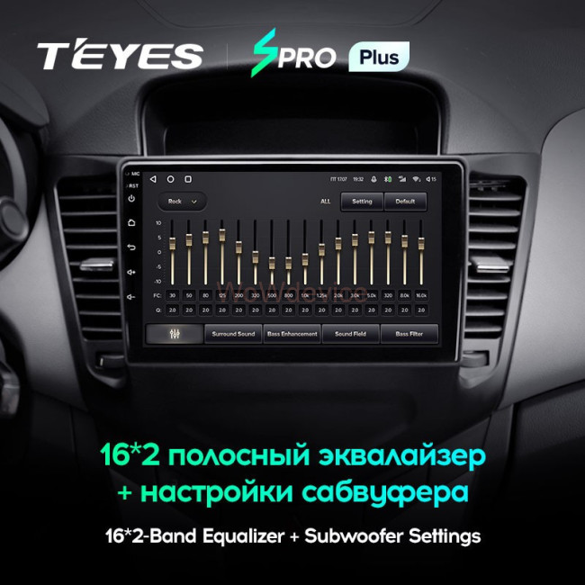 Штатная магнитола Teyes SPRO Plus 4/64 Chevrolet Cruze J300 (2008-2014)