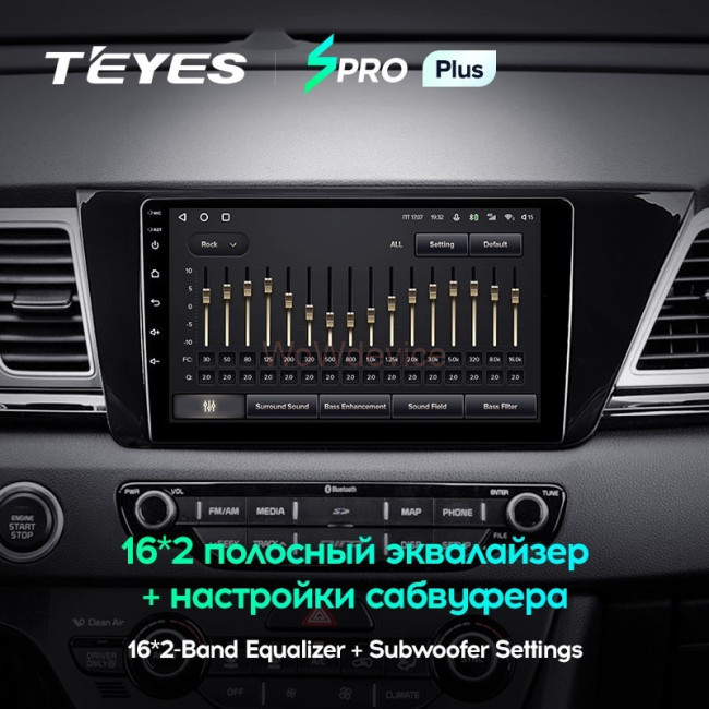 Штатная магнитола Teyes SPRO Plus 6/128 Kia Niro DE (2016-2019)
