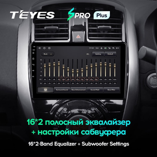 Штатная магнитола Teyes SPRO Plus 4/64 Nissan Latio N17 (2014-2016) Правый руль