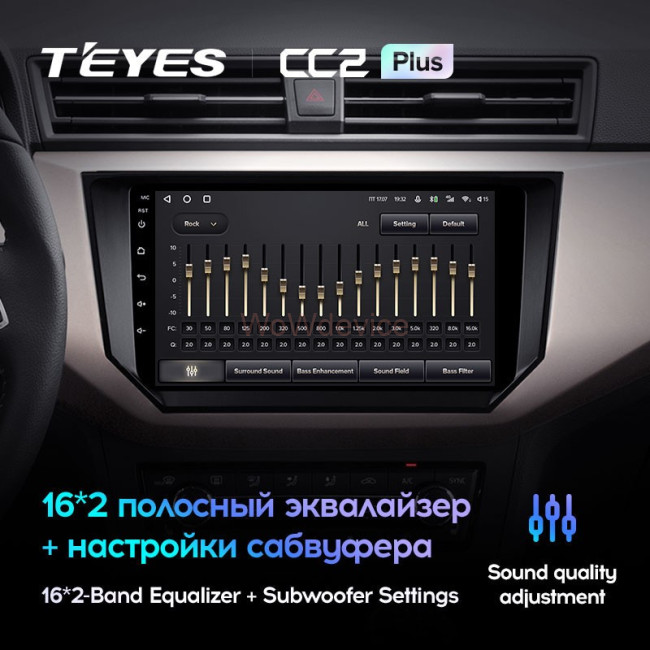 Штатная магнитола Teyes CC2 Plus 4/64 Seat Ibiza (2017-2020) Штатная магнитола Teyes CC2 Plus 4/64 Seat Ibiza (2017-2020)