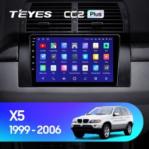 Штатная магнитола Teyes CC2L Plus 1/16 BMW X5 E39 E53 (1999-2006)