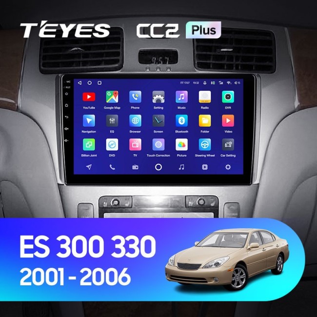 Штатная магнитола Teyes CC2L Plus 2/32 Lexus ES250 ES300 ES330 (2001-2006)