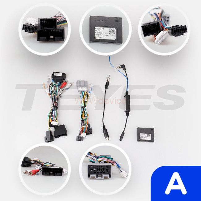 Установочный комплект Teyes для Ford Fiesta Mk 6 (2008-2019) F2 Тип-А