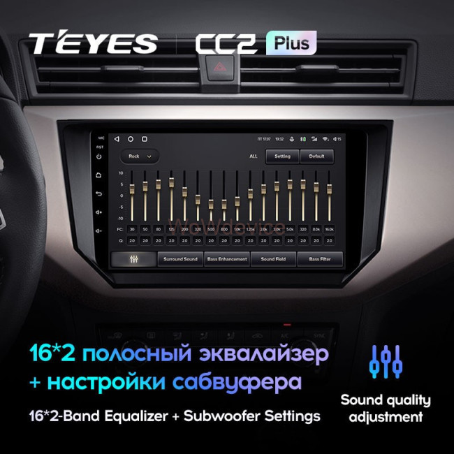 Штатная магнитола Teyes CC2L Plus 2/32 Seat Ibiza (2017-2020) Штатная магнитола Teyes CC2L Plus 2/32 Seat Ibiza (2017-2020)
