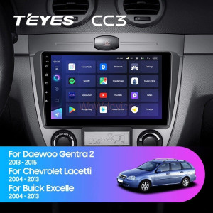 Штатная магнитола Teyes CC3 4/64 Chevrolet Lacetti J200 (2004-2013) F1-A