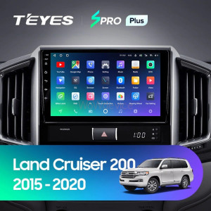 Штатная магнитола Teyes SPRO Plus 4/64 Toyota Land Cruiser 200 (2015-2018)