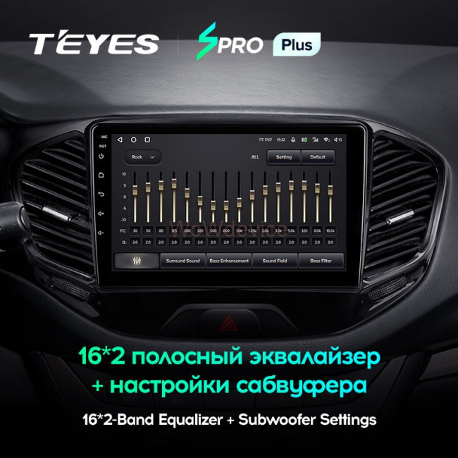 Штатная магнитола Teyes SPRO Plus 6/128 LADA Vesta Cross Sport (2015-2019)