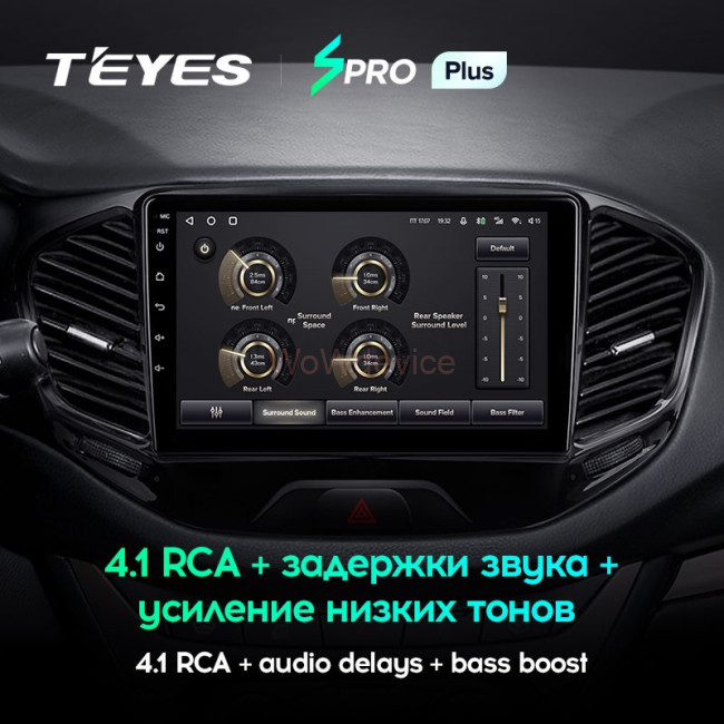 Штатная магнитола Teyes SPRO Plus 6/128 LADA Vesta Cross Sport (2015-2019)