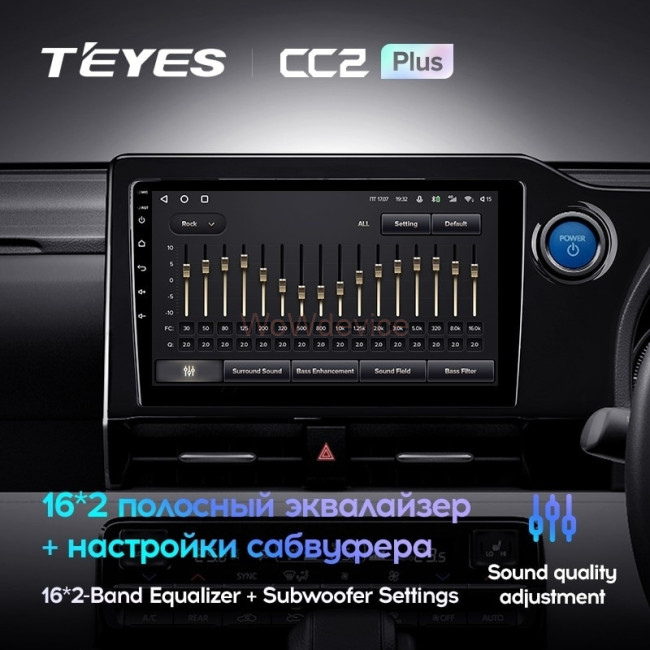 Штатная магнитола Teyes CC2L Plus 2/32 Toyota Noah 4 R90 (2022-2023) Правый руль
