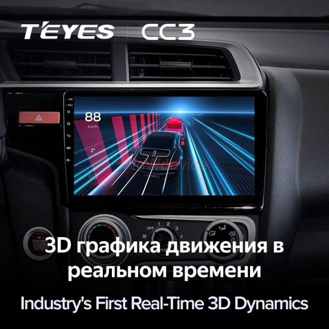 Штатная магнитола Teyes CC3 360 6/128 Honda Jazz 3 (2013-2020) Тип-A