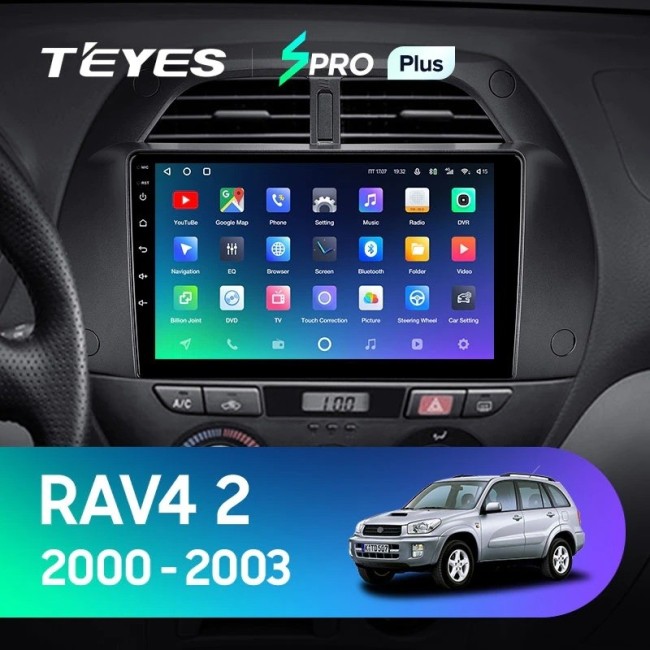 Штатная магнитола Teyes SPRO Plus 6/128 Toyota RAV4 2 CA20 (2000-2003)