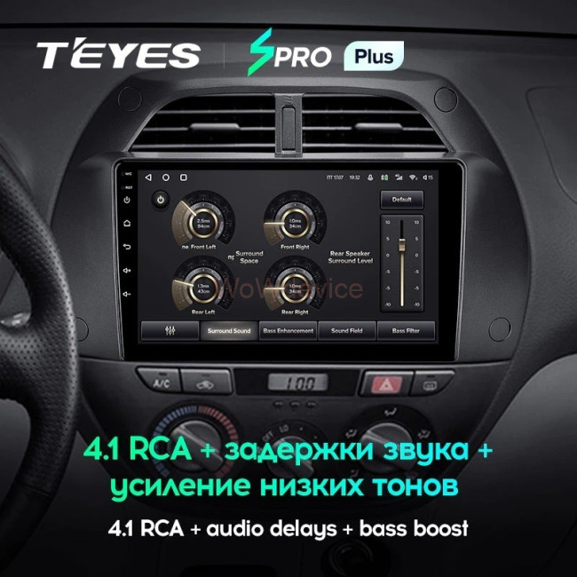 Штатная магнитола Teyes SPRO Plus 6/128 Toyota RAV4 2 CA20 (2000-2003)