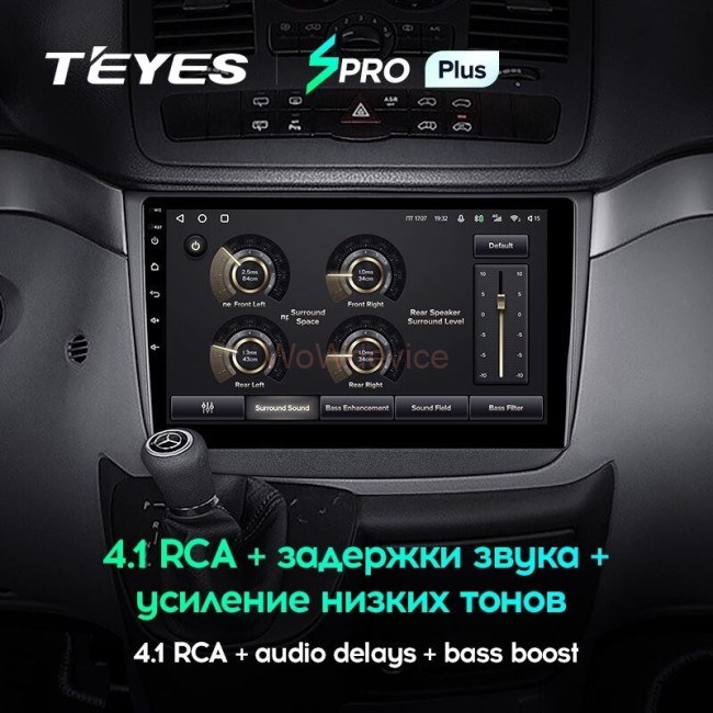 Штатная магнитола Teyes SPRO Plus 3/32 Mercedes-Benz Vito W639 (2010-2015)