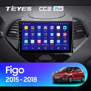 Штатная магнитола Teyes CC2L Plus 1/16 Ford Figo (2015-2018)