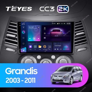 Штатная магнитола Teyes CC3 2K 3/32 Mitsubishi Grandis 1 (2003-2011) F2