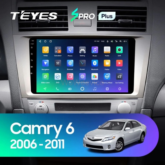 Штатная магнитола Teyes SPRO Plus 3/32 Toyota Camry 6 XV 40 50 (2006-2011) F2