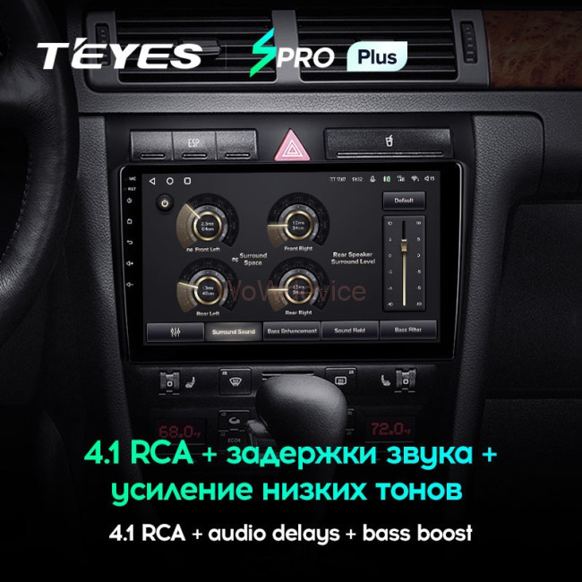 Штатная магнитола Teyes SPRO Plus 3/32 Audi S6 2 (1999-2004)