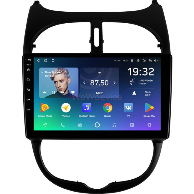 Штатная магнитола Teyes SPRO Plus 4/64 Peugeot 206 (1998-2012)