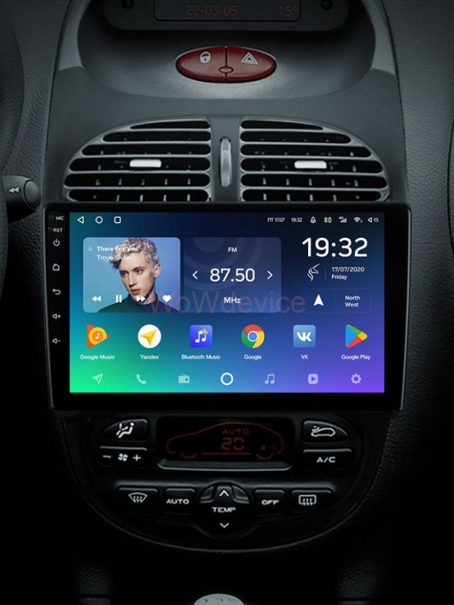 Штатная магнитола Teyes SPRO Plus 4/64 Peugeot 206 (1998-2012)