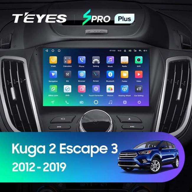 Штатная магнитола Teyes SPRO Plus 6/128 Ford Kuga 2 (2012-2019) Тип-B