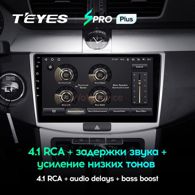 Штатная магнитола Teyes SPRO Plus 6/128 Volkswagen Passat 7 B7 (2010-2015)