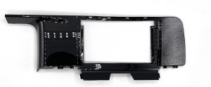 Рамка магнитолы 9.0" (цв.Глянцевый Черный) для KIA Sorento (MQ4) 2020+ Левый руль
