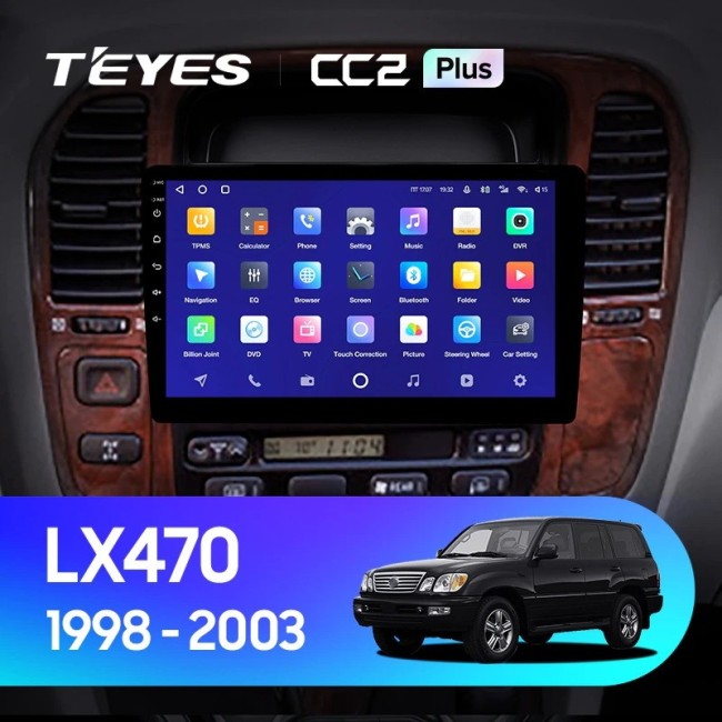 Штатная магнитола Teyes CC2 Plus 3/32 Lexus LX470 J100 (1998-2003)