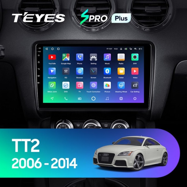 Штатная магнитола Teyes SPRO Plus 3/32 Audi TT 2 (2006-2014)