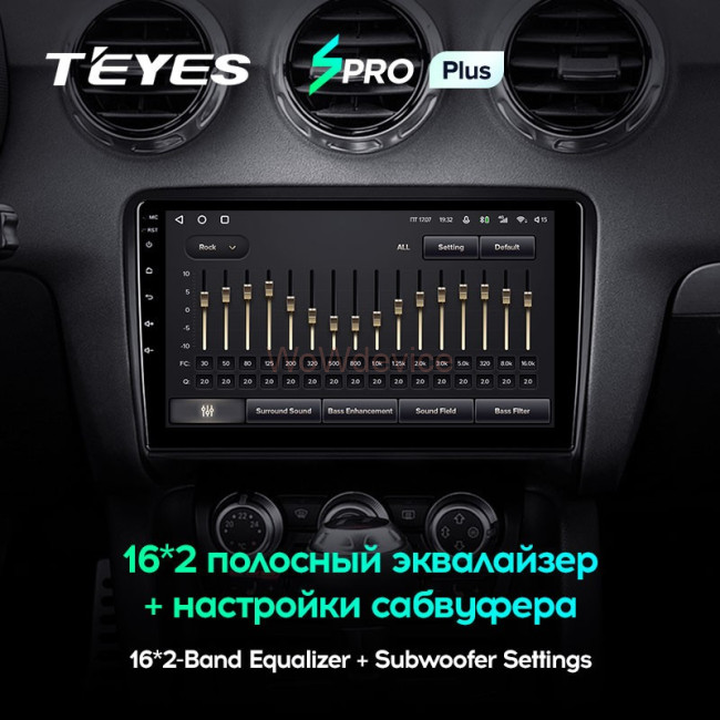 Штатная магнитола Teyes SPRO Plus 3/32 Audi TT 2 (2006-2014)