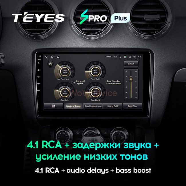 Штатная магнитола Teyes SPRO Plus 3/32 Audi TT 2 (2006-2014)