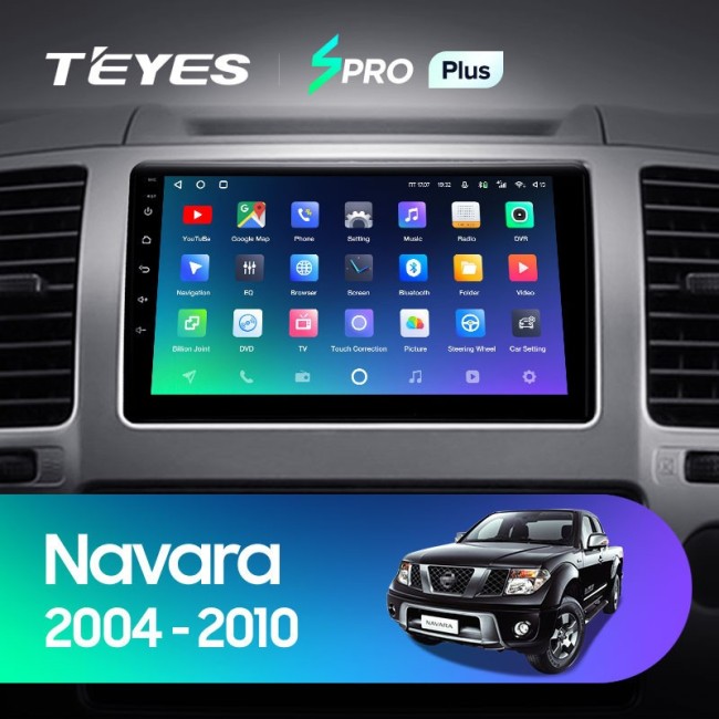 Штатная магнитола Teyes SPRO Plus 3/32 Nissan Navara 3 D40 (2004-2010)