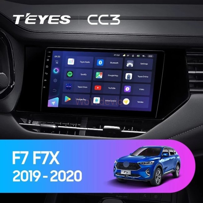 Штатная магнитола Teyes CC3L 4/32 Haval F7 F7X (2019-2020)