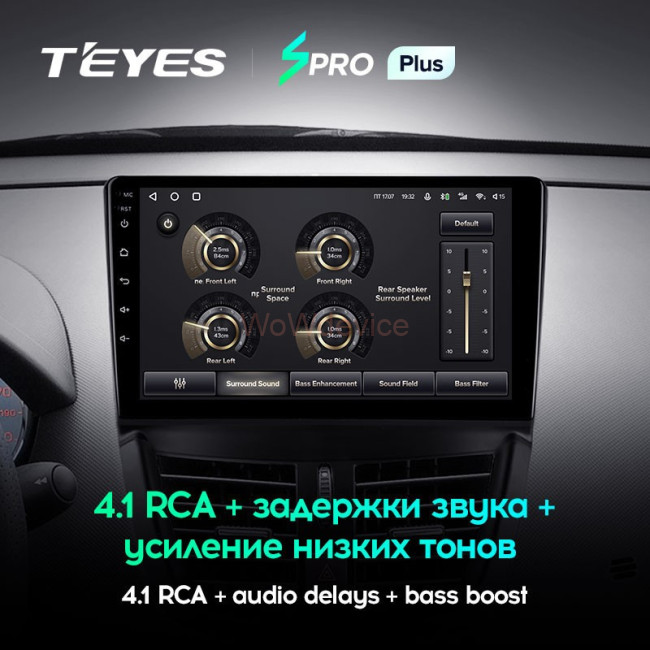 Штатная магнитола Teyes SPRO Plus 4/64 Peugeot 207 (2006-2015)