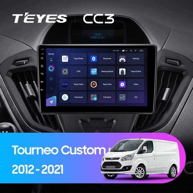 Штатная магнитола Teyes CC3 4/64 Ford Transit (2012-2021)
