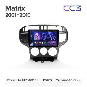 Штатная магнитола Teyes CC3 4/32 Hyundai Matrix (2001-2010)