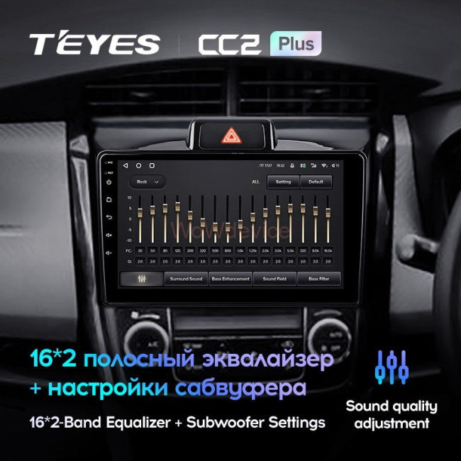 Штатная магнитола Teyes CC2L Plus 1/16 Toyota Corolla Axio 2 E160 (2012-2021)
