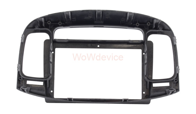 Рамка магнитолы 9.0" (цв.Серебро) для HYUNDAI Accent (MC) 2006-2012; Verna 2006-2009 Рамка магнитолы 9.0" (цв.Серебро) для HYUNDAI Accent (MC) 2006-2012; Verna 2006-2009