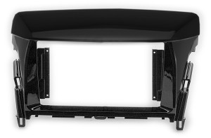 Рамка магнитолы 9.0" (цв.Глянцевый Черный) для MITSUBISHI Eclipse Cross 2017+ Версия.2