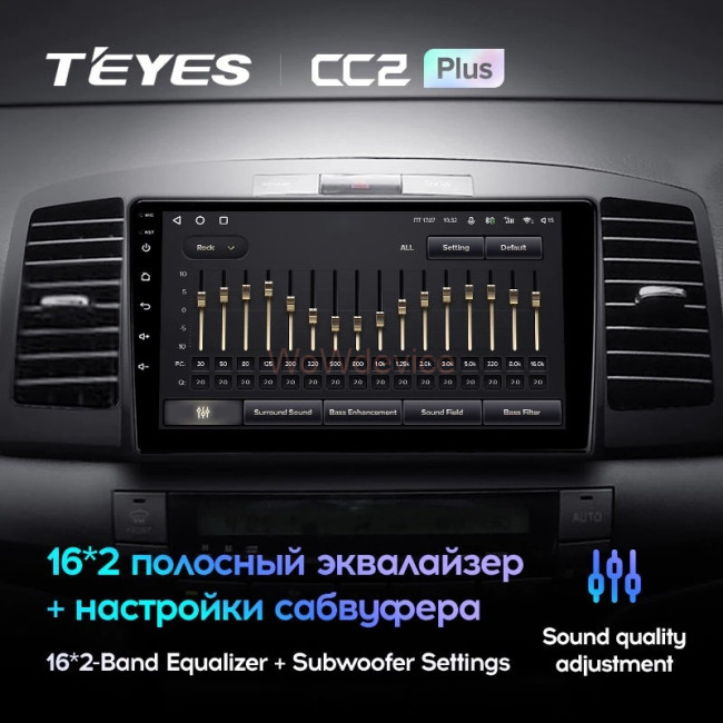 Штатная магнитола Teyes CC2 Plus 3/32 Toyota Allion (2001-2007)
