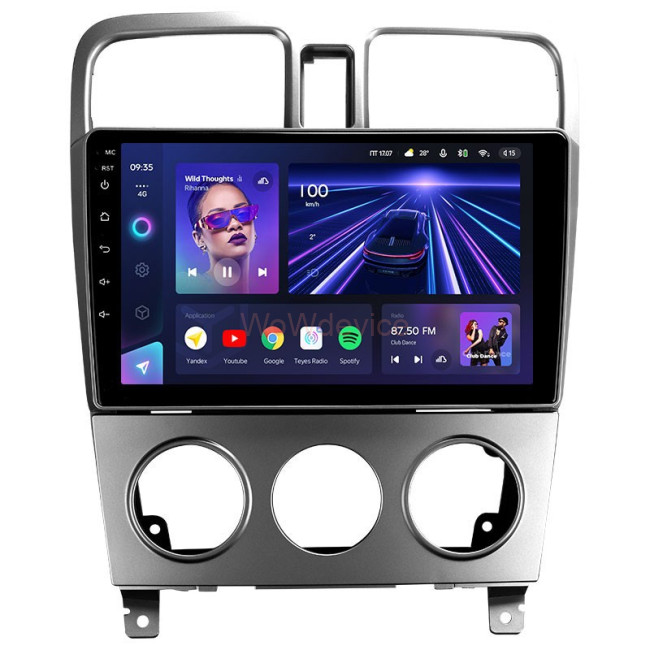 Штатная магнитола Teyes CC3 6/128 Subaru Forester SG (2002-2008)