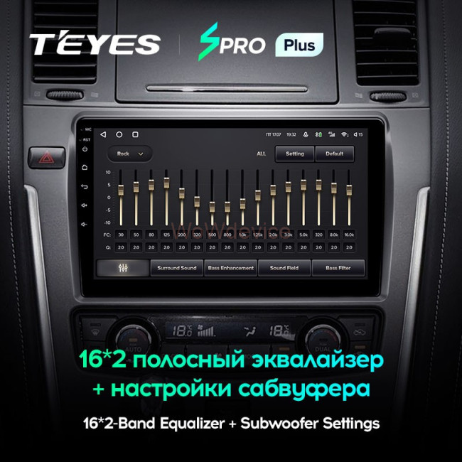 Штатная магнитола Teyes SPRO Plus 3/32 Nissan Patrol Y62 (2010-2020)