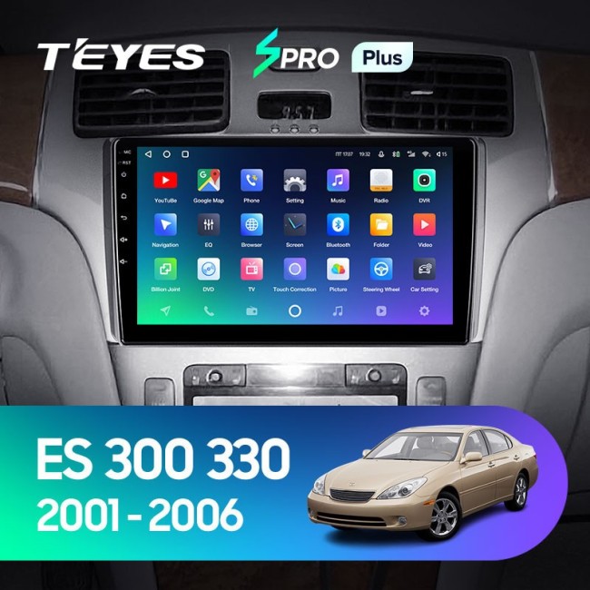 Штатная магнитола Teyes SPRO Plus 6/128 Lexus ES250 ES300 ES330 (2001-2006)