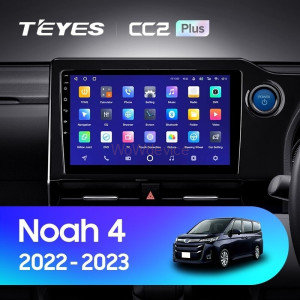 Штатная магнитола Teyes CC2 Plus 6/128 Toyota Noah 4 R90 (2022-2023) Правый руль