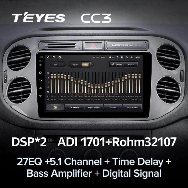 Штатная магнитола Teyes CC3 6/128 Volkswagen Tiguan 2017+ Штатная магнитола Teyes CC3 6/128 Volkswagen Tiguan 2017+