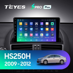 Штатная магнитола Teyes SPRO Plus 6/128 Lexus HS250H F10 (2009-2012)