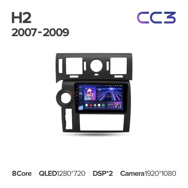 Штатная магнитола Teyes CC3 360 6/128 Hummer H2 E85 (2007-2009) Штатная магнитола Teyes CC3 360 6/128 Hummer H2 E85 (2007-2009)