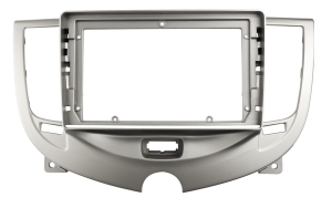Рамка магнитолы 9.0" (цв.Серый) для CHERY M11, M12, A3 2008+; Apolo, Cielo, J3 2011+