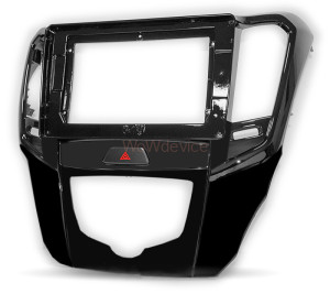 Рамка магнитолы 10.2" (цв.Глянцевый Черный) для GREAT WALL M4 2014+ / HAVAL H1 2014+ Левый руль