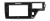 Рамка магнитолы 10.2" (цв.Глянцевый Черный) для HONDA StepWGN 2015+ Правый руль