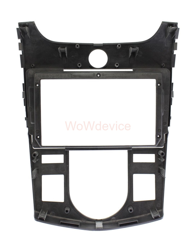 Рамка магнитолы 9.0" (цв.Серебро) для KIA Cerato (TD), Forte (TD), Naza Forte 2009-2012 Климат Рамка магнитолы 9.0" (цв.Серебро) для KIA Cerato (TD), Forte (TD), Naza Forte 2009-2012 Климат